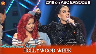 American Idol 2018 Hollywood Week Crystal Alecia Selfless to save others Round 2 Group Don't Touch