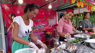 Miss Beer Pakob ปูม้าสีสันเด่นเมื่อเจอน้ำยำ เจ้เบียร์คนละยำ ยำปูม้าโพดม่วง Spicy Seafood Salad Thai