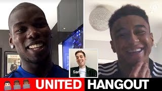 UTD Hangout | Paul Pogba & Jesse Lingard | Manchester United