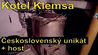 Kotel Klemsa - Československý unikát + host