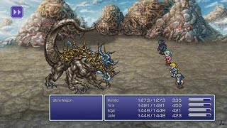 Final Fantasy VI Pixel Remaster PS5 - ULTIMA WEAPON BOSS AND THE FLOATING CONTINENT ENDING SCENE