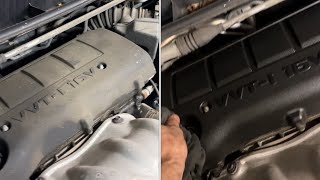 “restoring plastic” ENGINE COVERS fast, low-cost