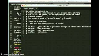Sublime Text Git commit and deploying Jekyll to GitHub Pages