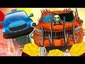 Bong And Dong Gold Gold Every Where | Police Car Chase Video | Car Cartoons Video For Kids Episode 9