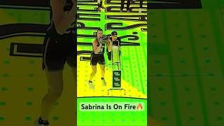 Sabrina Ionescu Heats Up In The 3-Point Challenge vs Stephen Curry! 🔥👌| #Shorts
