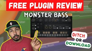 Monster Bass Tutorial l FREE PLUGIN REVIEW  l  Ditch or Download