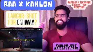 RAFTAAR x SIKANDER KAHLON - F16 | Reaction | Teen Sambhavna