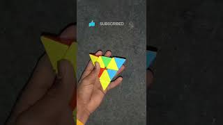 "PYRAMINX Solve One Hand'' For 50k Subscriber || Mkcuberboy #shorts