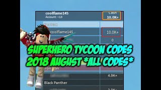 funny games roblox codes superhero tycoon