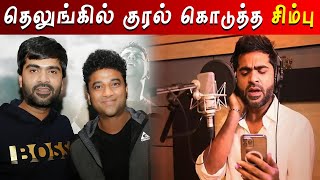 தெலுங்கு சினிமாவில் பாடல் பாடிய சிம்பு! | Simbu