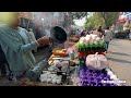 mumbai s famous anda bhurji @ rs.50 how to make anda bhurji street food india the foodie nation