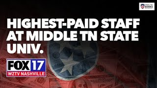 FOX17: Highest-Paid Employees at Middle Tennessee State University