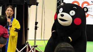 【4K】くまモンとくまモンダンス部のコラボステージ。Dance stage of Kumamon and Kumamon Dance Club.熊本熊和熊本熊舞蹈俱樂部的舞蹈舞台。