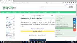 How do you prevent SQL Injection in Java Code? | javapedia.net