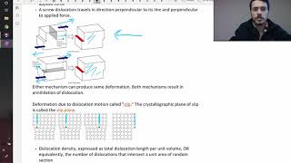 Deformation via dislocation motion