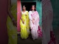 chic linen cotton sarees with hand dyed shibori pattern