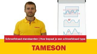 Schroefdraad standaarden | Hoe bepaal je een schroefdraad type | Tameson