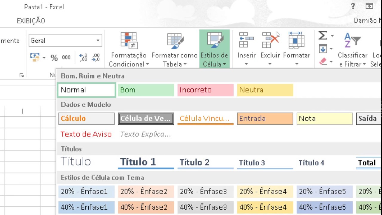 Excel Básico Aula 1 - YouTube