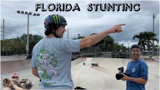 FLORIDA SKATEPARK STUNTING!!