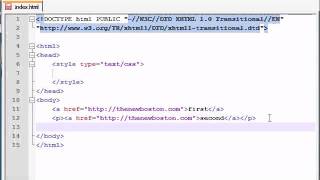 XHTML and CSS Tutorial - 32 - Child Selectors