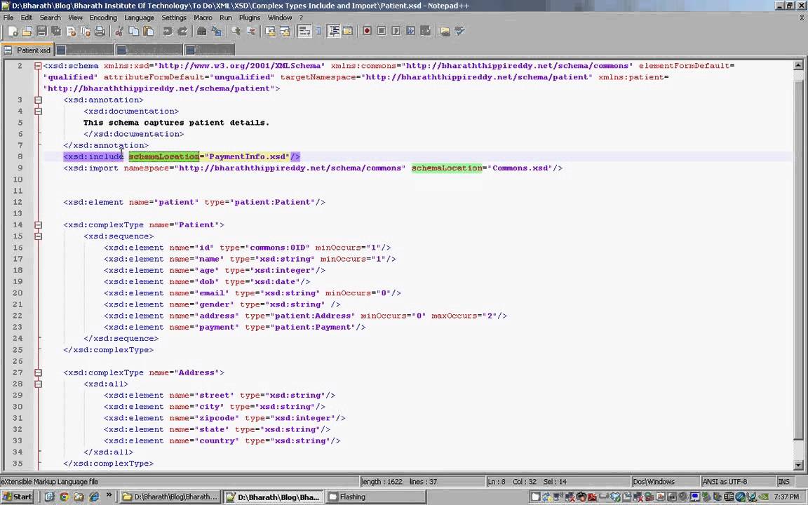Доп сведения файл xsd схемы не найден