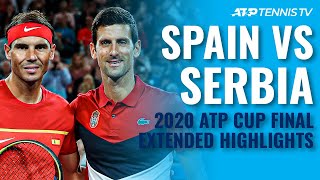 Nadal & Spain vs Djokovic & Serbia | ATP Cup 2020 Final: Extended Highlights