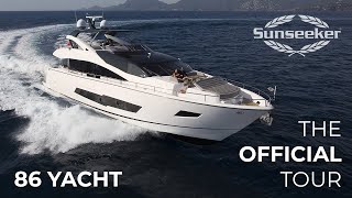 OFFICIAL Sunseeker 86 Yacht Tour