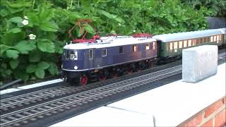 E18, spur 1, Märklin, 58181, 4 züge, 4 trains, DR, DB, gartenbahn, garden railway, train de jardin