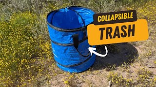 Keep Your Campsite Clean and Tidy with Stansport's Collapsible Carry-All/Trash Can
