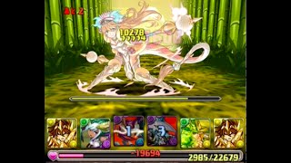 【パズドラ】黄金星矢PTで天極をクリア（失敗ver.）