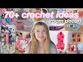 70+ CROCHET ROOM DECOR IDEAS!! (beginner friendly for the most part)