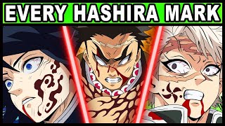 Every Hashira's Demon Slayer Mark and New Powers Explained! (Kimetsu no Yaiba All Marked Pillars)