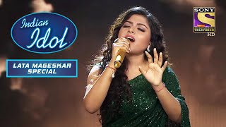 "Tere Liye" Gaane Par Arunita Ki Madhur Performance | Indian Idol | Songs Of Lata Mangeskar
