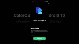 #oppo a53 coloros 12.1 update #shorts