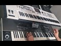 korg pa4x m u0026 yamaha motif xf7 w synthpads performance