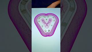 The Intricate Heart of Unique Beauty #spirographshr #satisfying #spirograph #usa #art #asmr