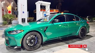 BMW G80 M3 6 Speed SUPERSPRINT EXHAUST Epic Night Drive POV