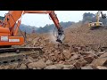 evo vibratory ripper working video 진동리퍼 랜탈 판매