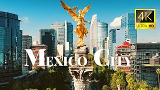 Capital & Largest City of Mexico, CDMX, Mexico City 🇲🇽 in 4K ULTRA HD 60FPS  by