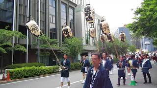 日枝神社例祭(山王祭) 上町各町連合宮入 平成30年6月9日 1