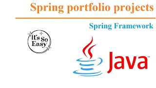 Spring portfolio projects