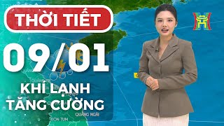 Dự báo thời tiết Thủ đô Hà Nội chiều ngày 09/01/2024 | Thời tiết hôm nay | Dự báo thời tiết