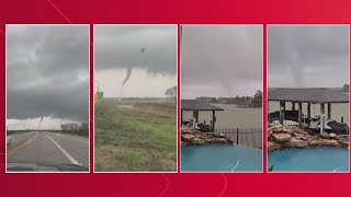 Team coverage: Multiple tornadoes reported as strong storms move through Houston area