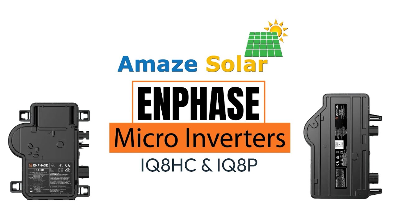 Enphase IQ8 Series Micro Inverters | AMAZE SOLAR #Enphase #Technologie ...