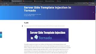 Web Security Academy #013 Lab: Basic server side template injection code context
