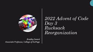 Python Solution - Advent of Code 2022 - Day 03 - Rucksack Reorganization