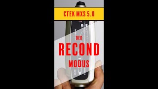 CTEK MXS 5.0 RECOND MODUS - Wie oft nutzt ihr den Recond Modus? #shorts