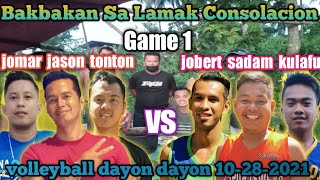 Jomar/Jason/Tonton vs Jobert/Kulafu/Sadam Game 1 10-28-2021