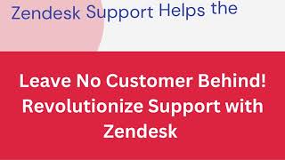 💲💲Revolutionize your customer support with #zendesk! No more lost messages, and long response times!