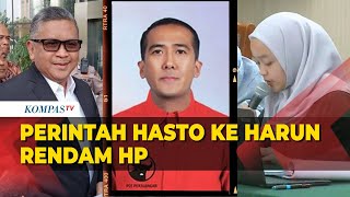 Terkuak! Isi Chat Whatsapp Perintah Hasto ke Harun Masiku Rendam HP Sebelum Kabur